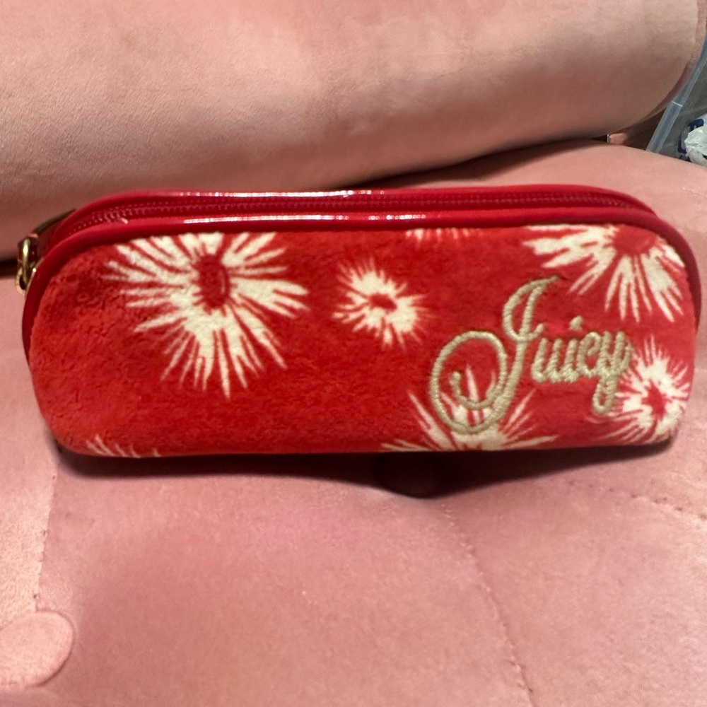 Vintage Juicy Couture Velour Cosmetics Bag/ Pencil Case
